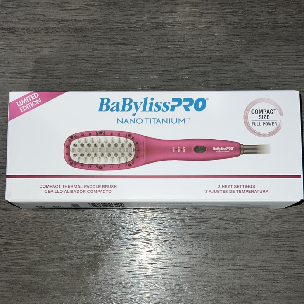 BaBylissPRO Nano Titanium Purple Hair Brush